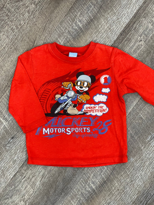Chandail à manches longues « Motor Sports Championship » Mickey - 12-18m