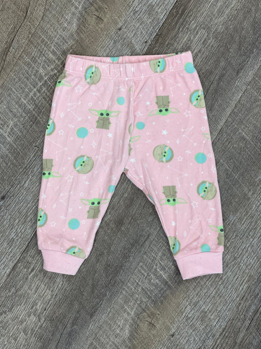 Pantalon rose Grogu - 3-6m