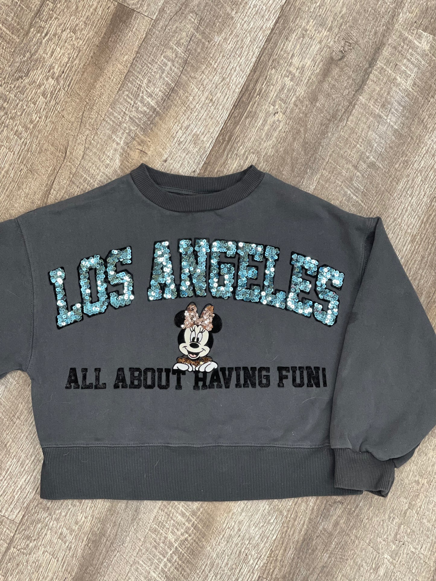 Chandail ouaté court « Los Angeles » Minnie - Large (10)