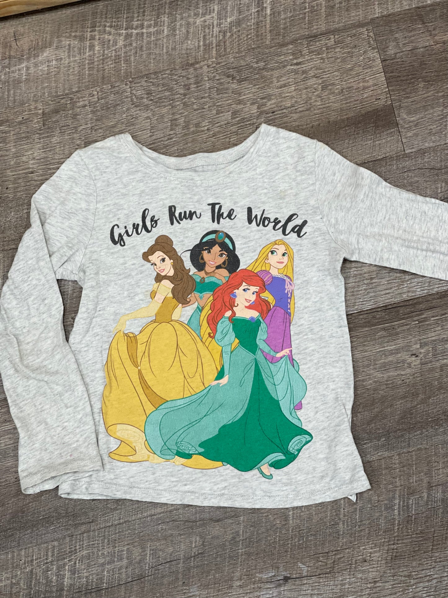 Chandail « Girls rule the World » Princesses - 5T