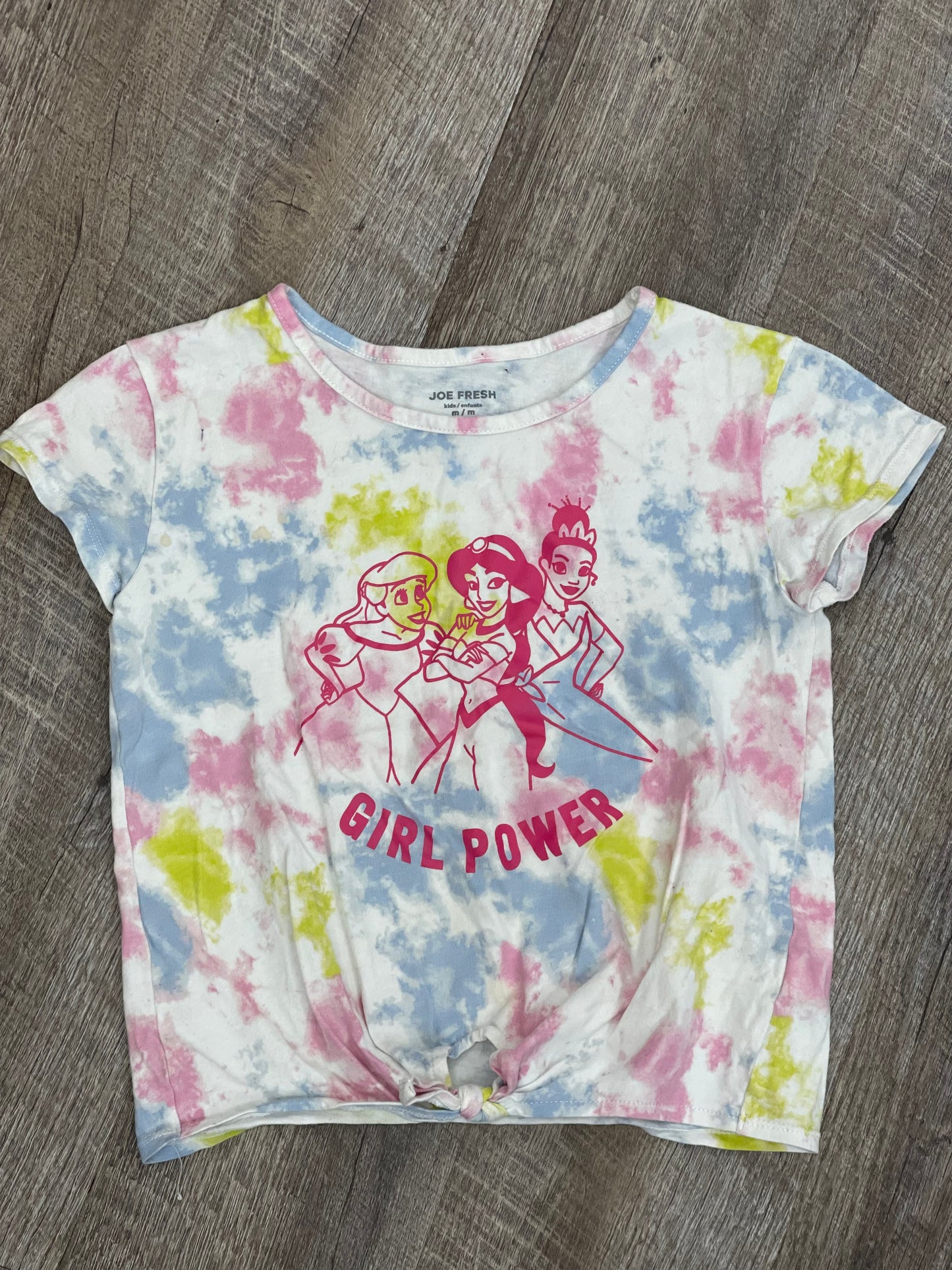 T-Shirt « Girl Power » Tie-Dye Princesses - Medium (7/8)