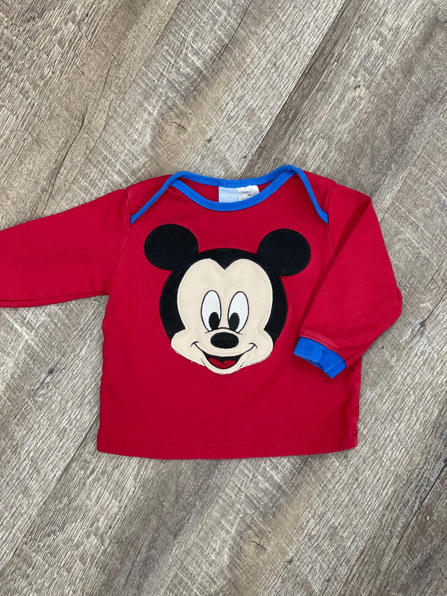 Chandail manches longues Mickey - 18m