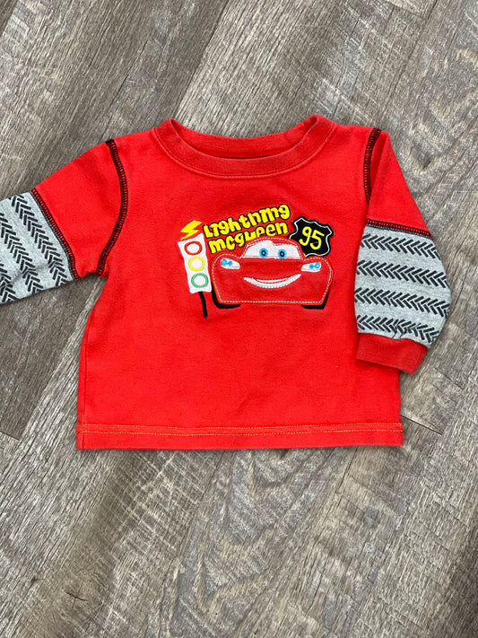 Chandail manches longues Flash McQueen - 3-6m