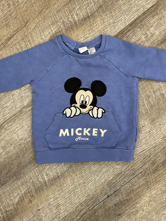 Chandail ouaté Mickey - 12-18m