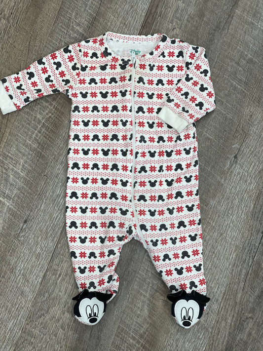 Pyjama à motif d’hiver Mickey - 3-6m