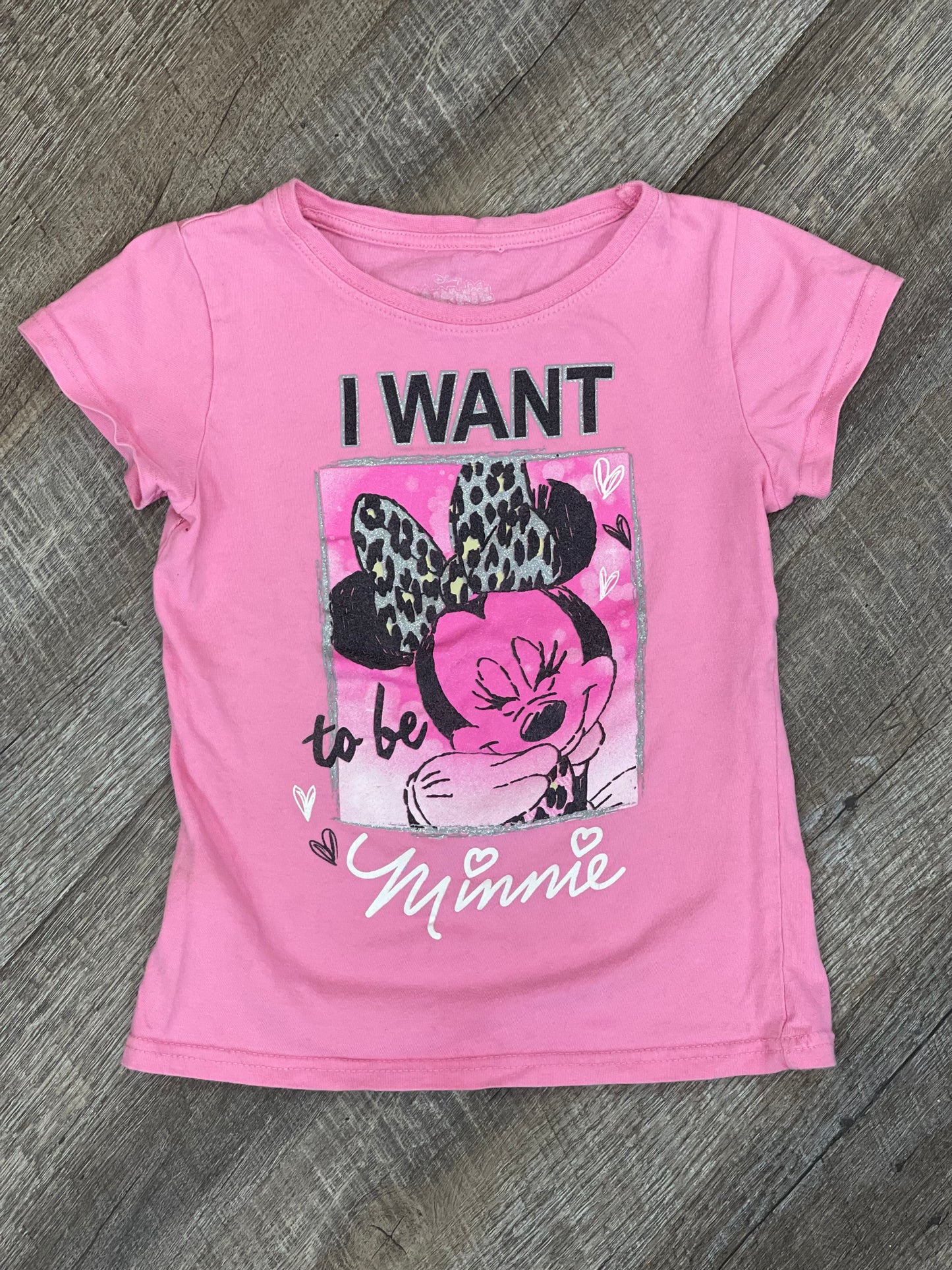 T-Shirt « I Want to Be » Minnie - Small (6x)